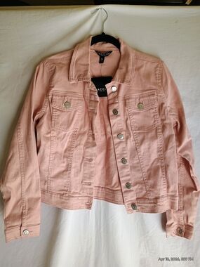 Baccini Light Pink Denim Jacket - Women's Trucker